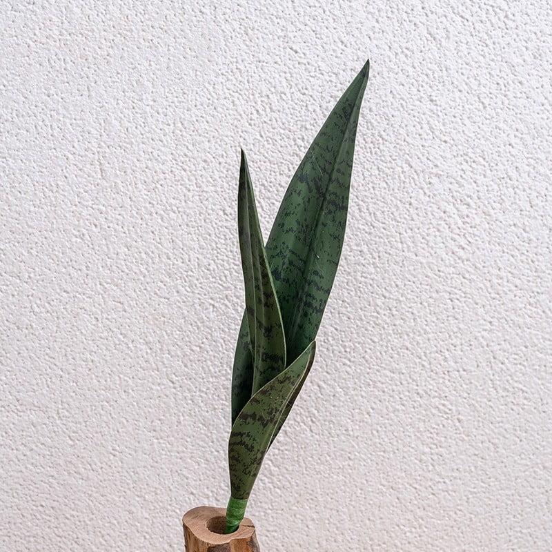 Green PVC Snake Plant Decoration for Various Indoor Spaces Without ...