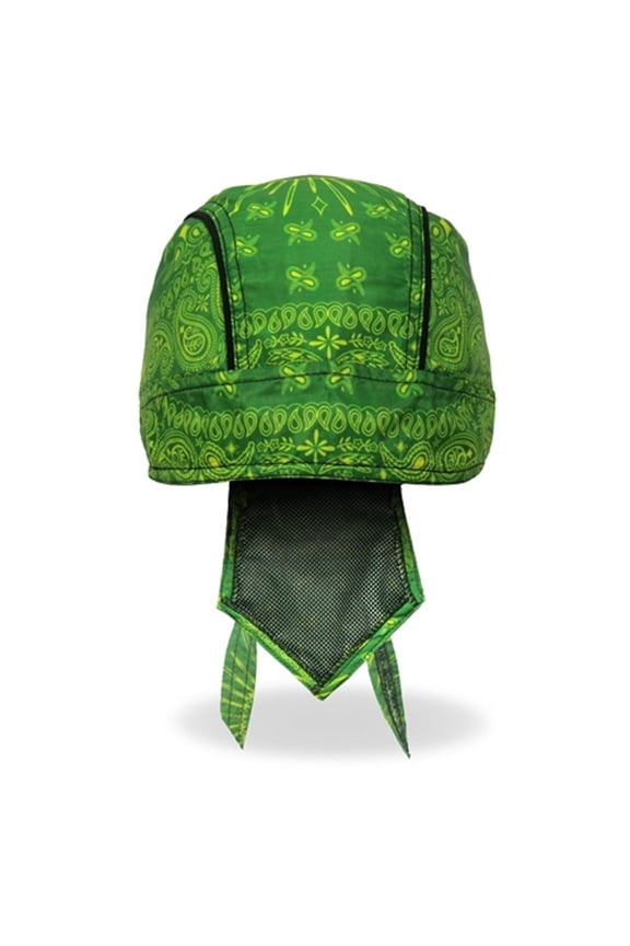 Green Paisley Headwrap - Officially Licensed Original, Machine Washable Head Wrap, One Size