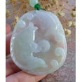 thumbnail image 1 of Green Pale Lavender Natural A Jade jadeite Pendant Fish Coin Ruyi Necklace 678077 TN, 1 of 11