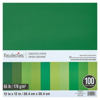 Feathered Greens 8.5 x 11 Cardstock Paper by Recollections®, 50