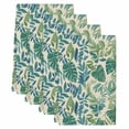 thumbnail image 1 of Green Palm Leaf Kitchen Towels Set of 4, Tropical Plants Retro Pastoral Summer Soft Microfiber Dish Towels, Absorbent Quick-Dry Washable Dishcloths for Kitchen Cleaning, Drying Dishes, 18x28 Inches, 1 of 9