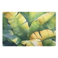 thumbnail image 1 of Green Palm Leaves Floor Door Mat Outdoor Indoor for Home Entrance Welcome Mats 32"x20", 1 of 8