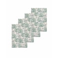 thumbnail image 1 of Green Palm Leaves Kitchen Dish Towels for Drying Dishes Set of 4, Summer Starfish Tropical Plants Waffle Weave Microfiber Terry Hand Tea Bathroom Towels Quick Dry & Absorbent Towel 15.7x23.6, 1 of 7