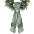 Green Palm Tree Wreath Sash for Front Door 4.5