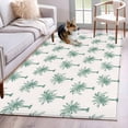 thumbnail image 1 of Green Palm Trees Area Rug 4x6 Washable Rug Non Slip Country Summer Botanical Tropical Plants Large Area Rug Indoor Floor Carpet for Entryway Bedroom Kitchen Living Room Home Office Dining Room, 1 of 8
