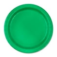 thumbnail image 1 of Disposable Paper Plates, 9", Green, 20 Count, by Way To Celebrate, 1 of 5