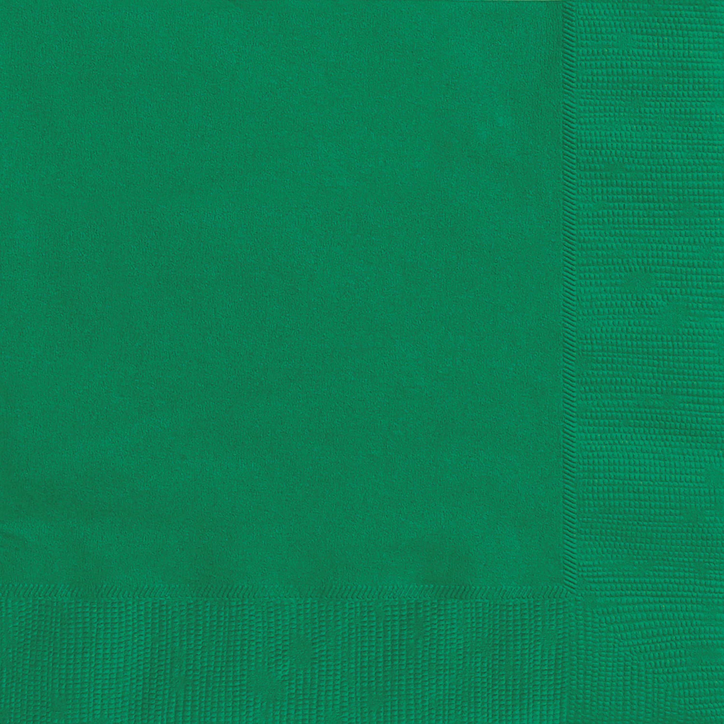 6.5" x 6.5" Disposable Green Paper Napkins, 24 Pieces, by Way To Celebrate