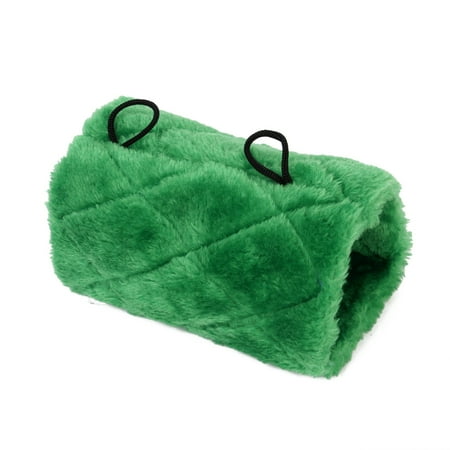 Green Parrot Bird Hammock Hanging Cave Cage Plush Tent Bed Bunk Parrot M2