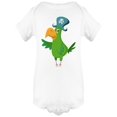 thumbnail image 1 of Green Parrot In Pirate Hat Bodysuit Infant -Image by Shutterstock,  Newborn, 1 of 2