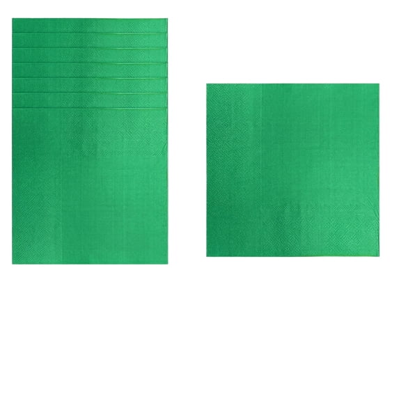 Green Party Tableware Set, 144 PCS Disposable Heavy Duty Paper Plates Napkins Cups Tablecloth for 24 Guests Jungle Safari Birthday Picnic Supplies 9 Inch Plates 12 Ounce Cups, b