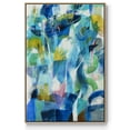thumbnail image 1 of Green Passage Framed Premium Gallery Wrapped Canvas - Ready to Hang - 27 x 41 - Natural Wood Floating Frame, 1 of 9