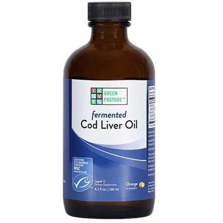 Green Pasture Fermented Cod Liver Oil Orange