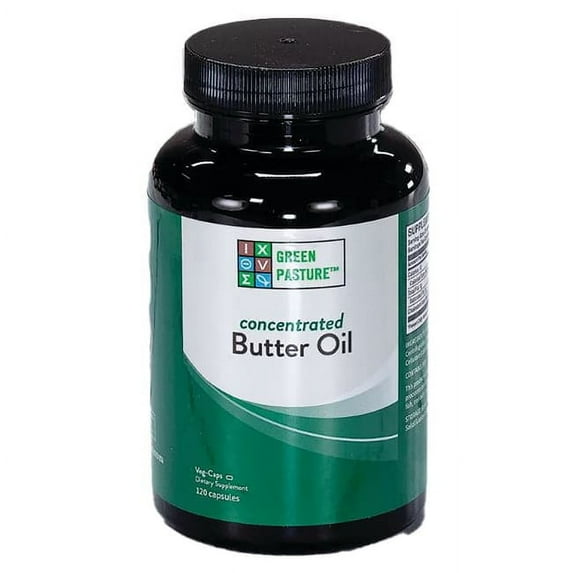 Green Pasture Products Concentrated Butter Oil 120 Veg Caps
