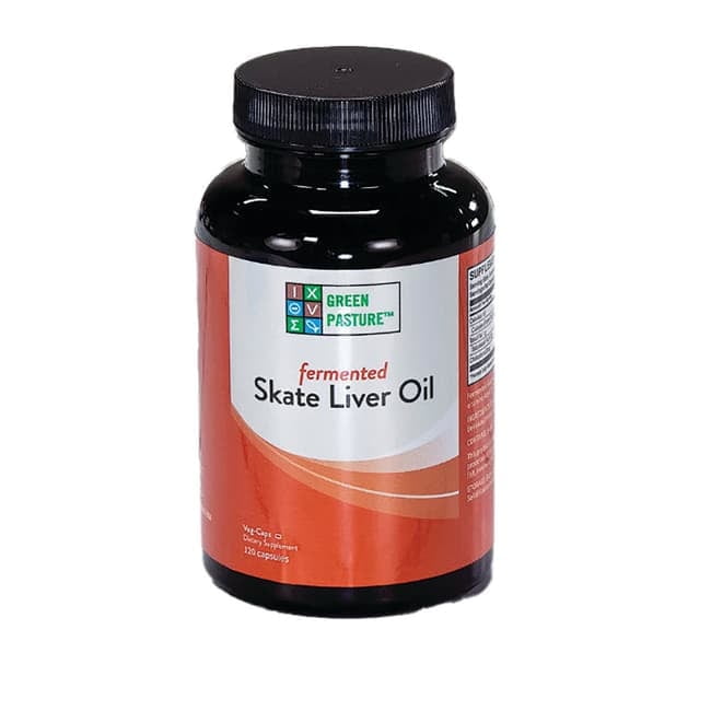 Green Pasture Fermented Skate Liver Oil 120 Caps