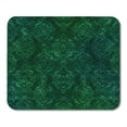thumbnail image 1 of Green Pattern Damask Blue Vintage Worn Antique Aqua Baroque Mousepad Mouse Pad Mouse Mat 9x10 inch, 1 of 3
