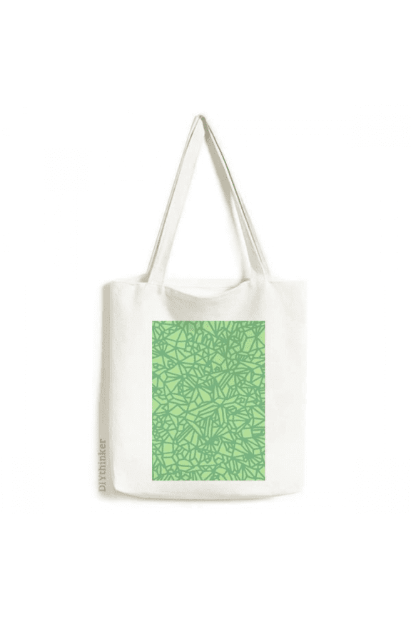 Interlaced Lines Tote Canvas Bag Shopping Satchel Casual Handbag