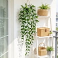 thumbnail image 1 of Green Pea Pod Potted Plant | Oimcto Artificial Hanging Vine Plant with Pot Potted Trailing Greenery for Indoor Wall & Room Decor, 1 of 3