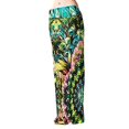 thumbnail image 1 of Green Peacock Feathers High Waist Plus Size Maxi Skirt U.S.A (1X Plus), 1 of 1
