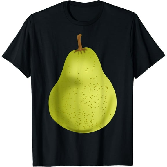 Green Pear Funny Fruit Costume T-Shirt T-ShirtMen's and women's short-sleeved pure cotton shirts