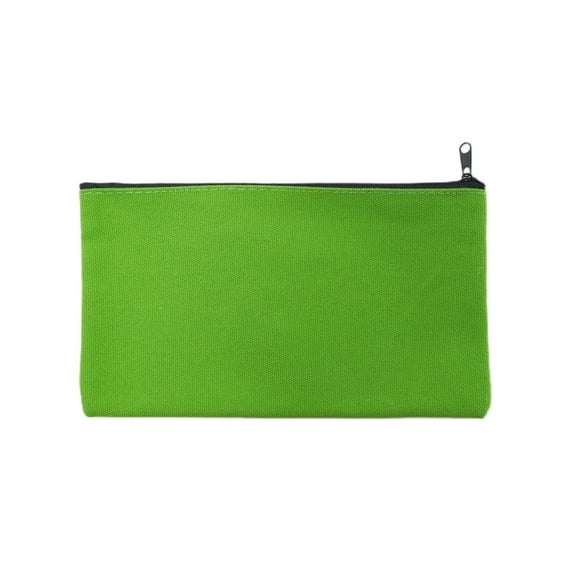 Green Pencil Pouch Pen Case Small Zipper Pouch For Pencils Pens Markers Makeups Change Coin Utility Bag Green 8.2X4.7 Inches