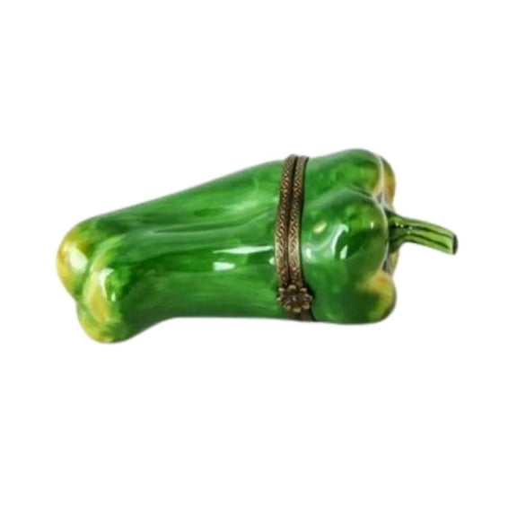 Green Pepper - RARE and RETIRED Limoges Box Porcelain Figurine