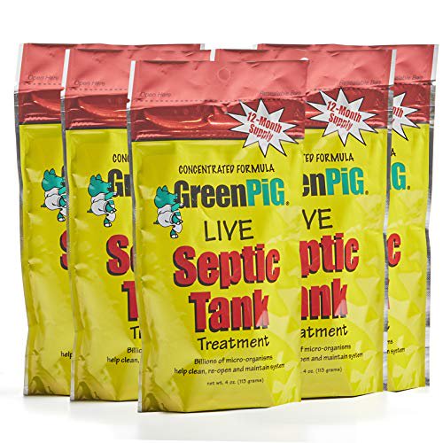 Green Pig 56 Live Septic Tank Treatment 5Year Supply Ultimate Solution