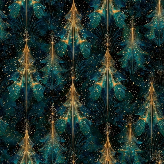 Green Pine Wrapping Papers, Christmas Tree Pattern Gift Wrap Paper Elegant Holiday Gift Wrap for Art Deco Decor, Winter Snow Design, Festive Present