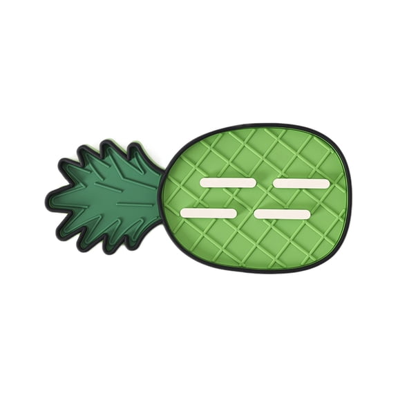 Green Pineapple Pot Lid Rack Heat Resistant Insulation Pad Cutting Board Soap Drain Mat Kitchen Countertop Decor Multi Color 1Pc 0.13 Lb
