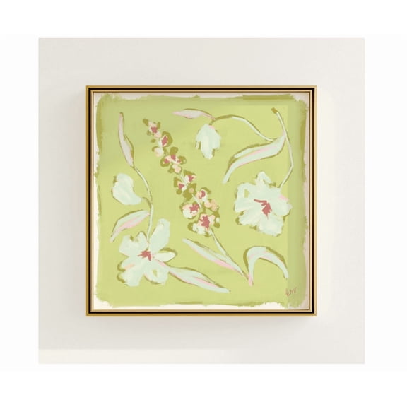 Green & Pink Floralmodernouthern Botanical Poster Elegant Preppy Chinoiserie Decor Wall Art Modern Wall Decor