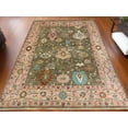 thumbnail image 1 of Green/Pink Oushak 9X12 Handmade Wool Rug # 12198, 1 of 9