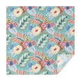 thumbnail image 1 of Green Pioneer Flower and Leaf Square Tablecloth,Waterproof Square Table Cover,Wipeable Spillproof Washable Table Cover for Home Kitchen Party Decor 42"X42"(107x107cm), 1 of 6