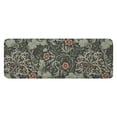 thumbnail image 1 of Green Pioneer Flower Pattern Kitchen Rug Mat,Kitchen Runner Rugs Non Skid Washable,Decorative Kitchen Floor Mats for Kitchen,Sink,Laundry,17"x47.2", 1 of 7