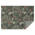 thumbnail image 1 of Green Pioneer Flower Pattern Rectangle Tablecloth 60"x84",Waterproof Polyester Rectangle Table Cloth, Wipeable Spillproof Polyester Tablecloth for Dining, Camping, Indoor and Outdoor, 1 of 5