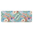 thumbnail image 1 of Green Pioneer Flower and Leaf Kitchen Rug Mat,Kitchen Runner Rugs Non Skid Washable,Decorative Kitchen Floor Mats for Kitchen,Sink,Laundry,17"x47.2", 1 of 7