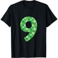 thumbnail image 1 of Green Pixel Number 9 - 9th Birthday - Gamer Number 9 T-Shirt, 1 of 4