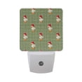 thumbnail image 1 of Green Plaid Duck with Christmas Hats LED Night Light Sensor Lamp Plug-in Adjustable Brightness 2 Pack, 1 of 7