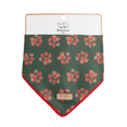 thumbnail image 1 of Green Plaid Paw Print Bandana by Fetchin' Co, 1 of 1