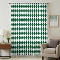 thumbnail image 1 of Green Plaid Sheer Curtains 72 Inches Long, Modern Minimalist Geometric Gingham Checkered Light Filering Curtains, Breathable Simi Curtain Privacy Drapes for Living Room Bedroom Window Treatment, 1 of 9