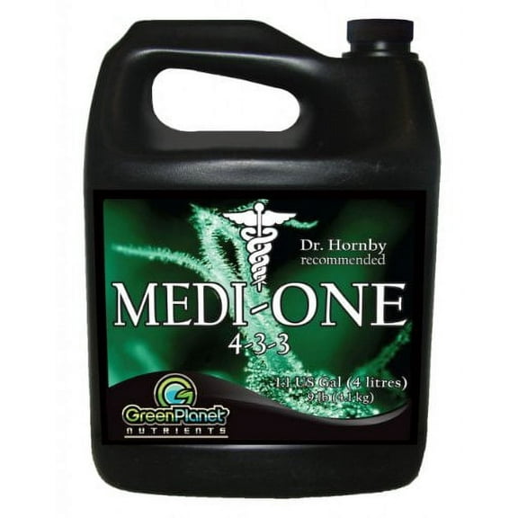 Green Planet Nutrients - MEDI-ONE (4 Liters) One Part, Start to Finish, All Natural Organic Garden Nutrient