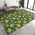 thumbnail image 1 of Green Plant Grass Area Rug, Pastoral Fresh Art Home Decor Rug, Easy Clean Carpet For Living Room Bedroom Kitchen Dining Room Home Office Floor Rug 3x4ft, 1 of 6