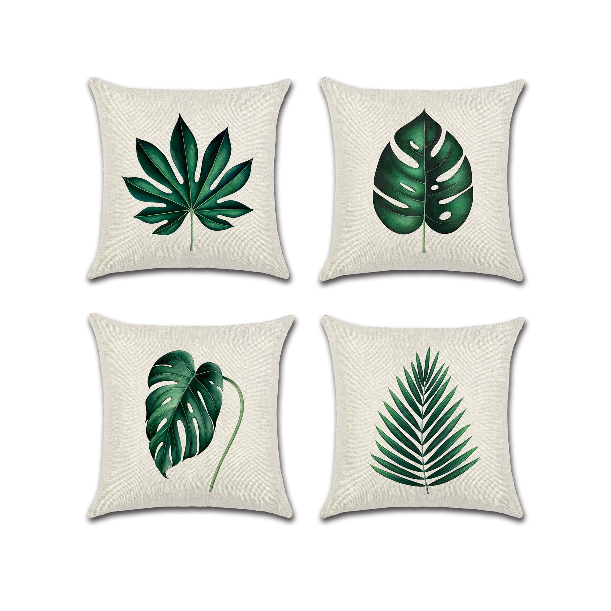 4pcs Colorlife Home Sweet Eucalyptus Leaves Throw Pillow Covers, Spring  Summer Pillow Covers, For Home Couch Patio Furniture Bench Sofa Porch  Decor, No Pillow Insert, 18*18inch