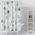 thumbnail image 1 of Green Plant Leaves Shower Curtain, Waterproof Fabric Botanical Shower Curtain, 72 x 72 Inch, 1 of 1