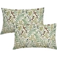 thumbnail image 1 of Green Plant Lumbar Pillow Covers 12X20 Inch Sage Green Botanical Fern Leaf Decorative Pillow Cases Spring Summer Vintage Floral Throw Pillows Set of 2 Farmhouse Home Decor for Sofa Couch Outdoor, 1 of 6