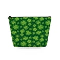 thumbnail image 1 of Green Plant Refreshing Makeup Bag Leaf Print Women's Cosmetic Bags High Quality Pencil Case Toiletry Organizer Wash Bag Custom, 1 of 5