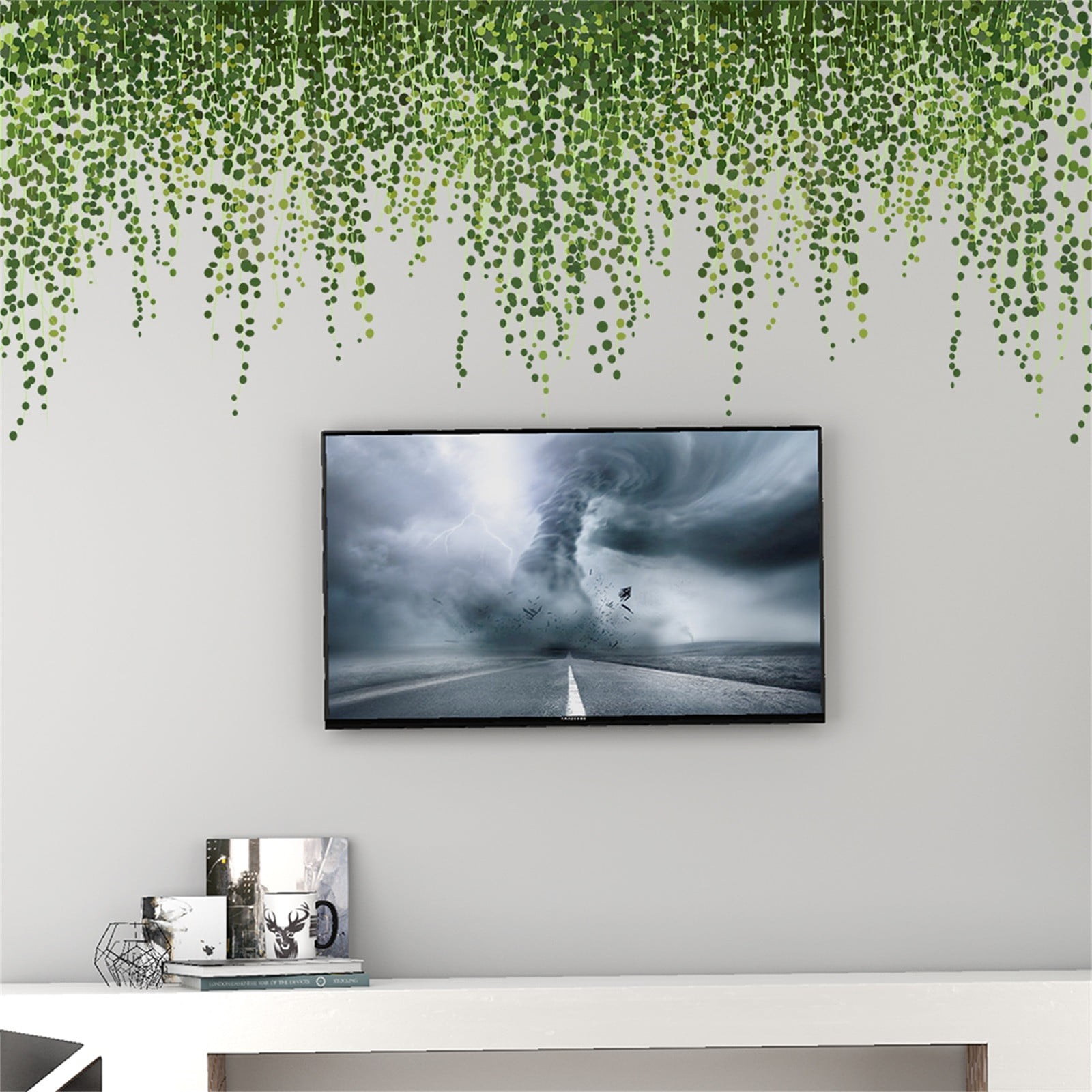 Green Plant Sticker Wall Sticker Removable Art Mural Party Decal