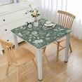 thumbnail image 1 of Green Plants Tablecloth  Rectangle Sage Wildflowers Table Cloth Washable Floral Herbs Table Cover for Seasonal Spring Summer Home Kitchen Picnic Decoration Supplies, 1 of 7
