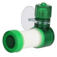 Green Plastic Aquarium Carbon Dioxide Refiner Precision Ceramic Tube
