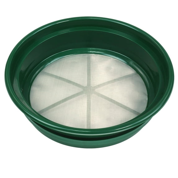 Green Plastic Gold Sifting Pan Classifier 1/100" Mesh Size