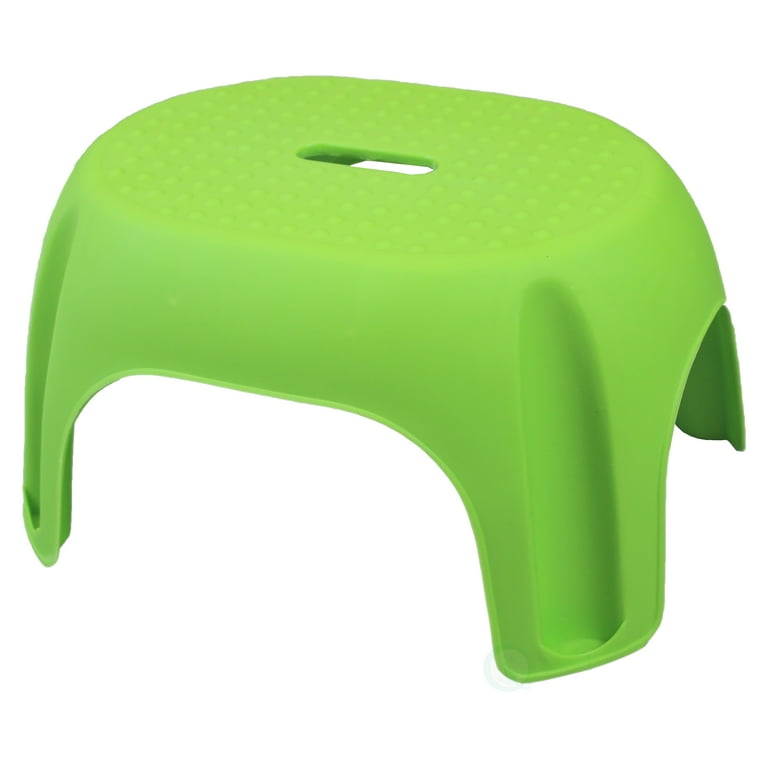 Green discount plastic stool