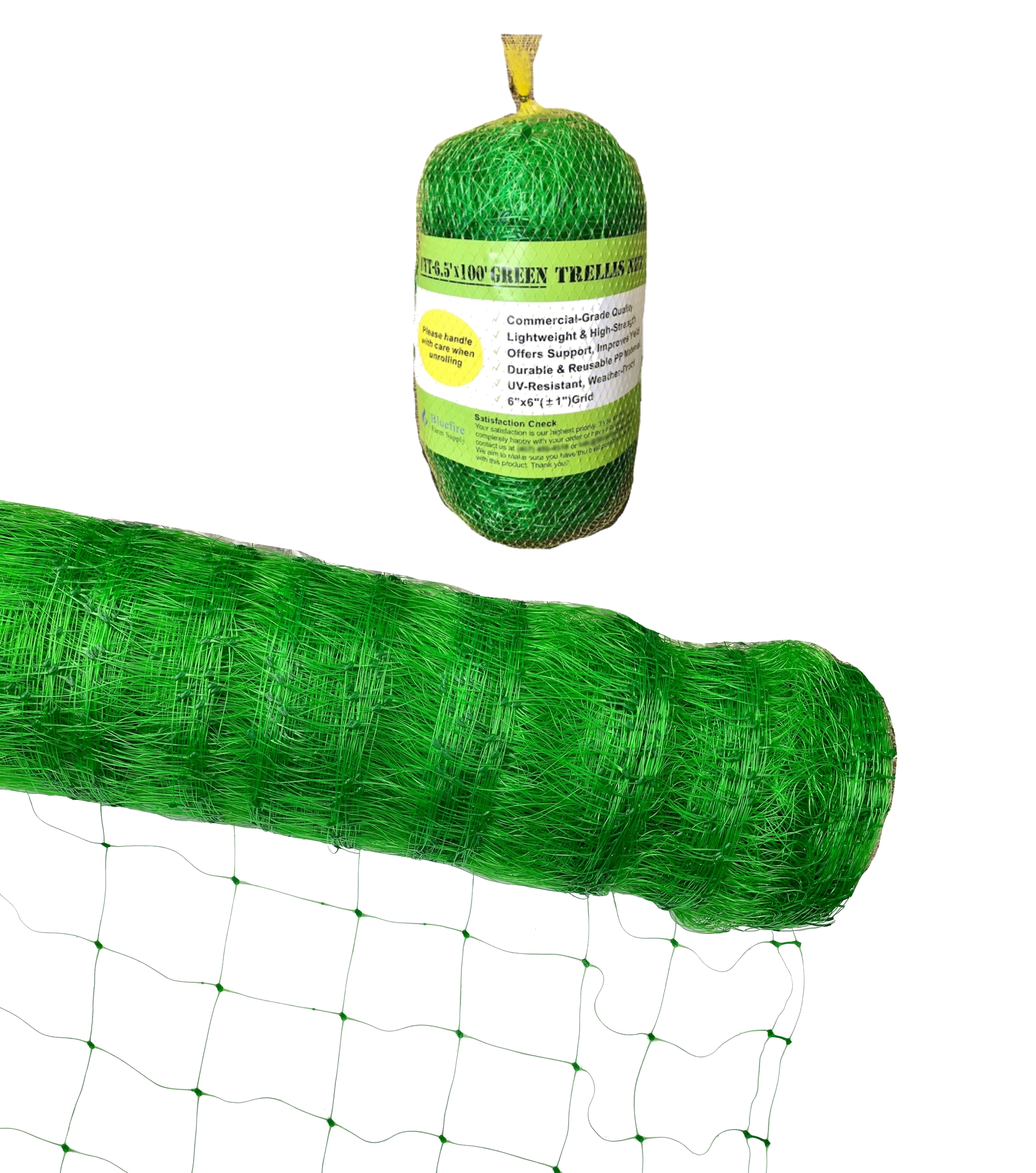 Green Plastic Trellis Garden Netting For Climbing Plants Professional